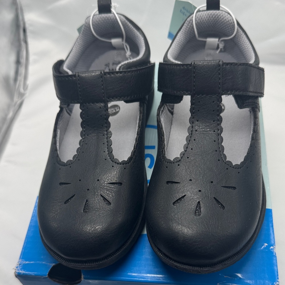 Stride Rite Black Girls' Mary Jane Dress Shoes Lacey 2.0